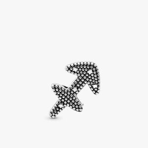 Pandora Sparkling Sagittarius Zodiac Charm Sterling Silver CZ New